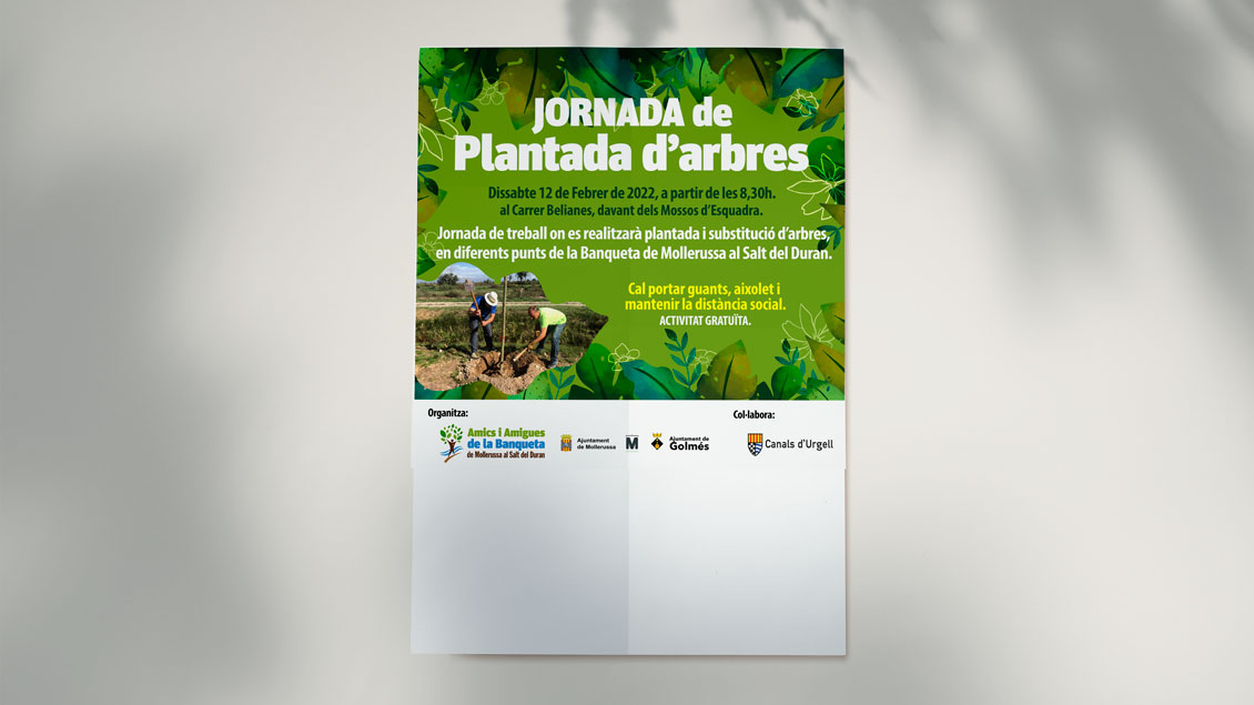 Jornada de Plantada d'Arbres Banqueta Salt del Duran